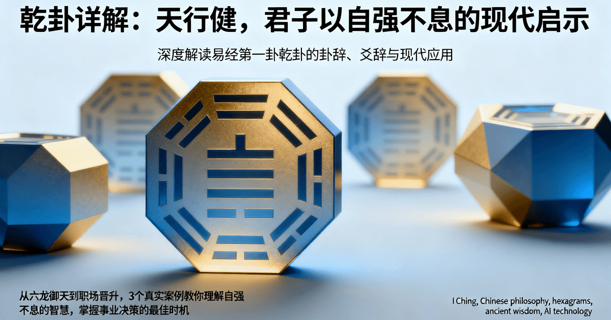 乾卦详解：天行健，君子以自强不息的现代启示